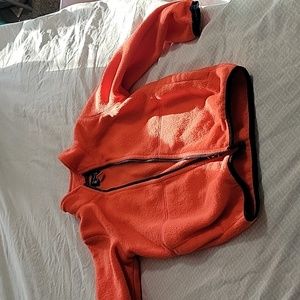 Children's place orange  Full zip fleece size 5T